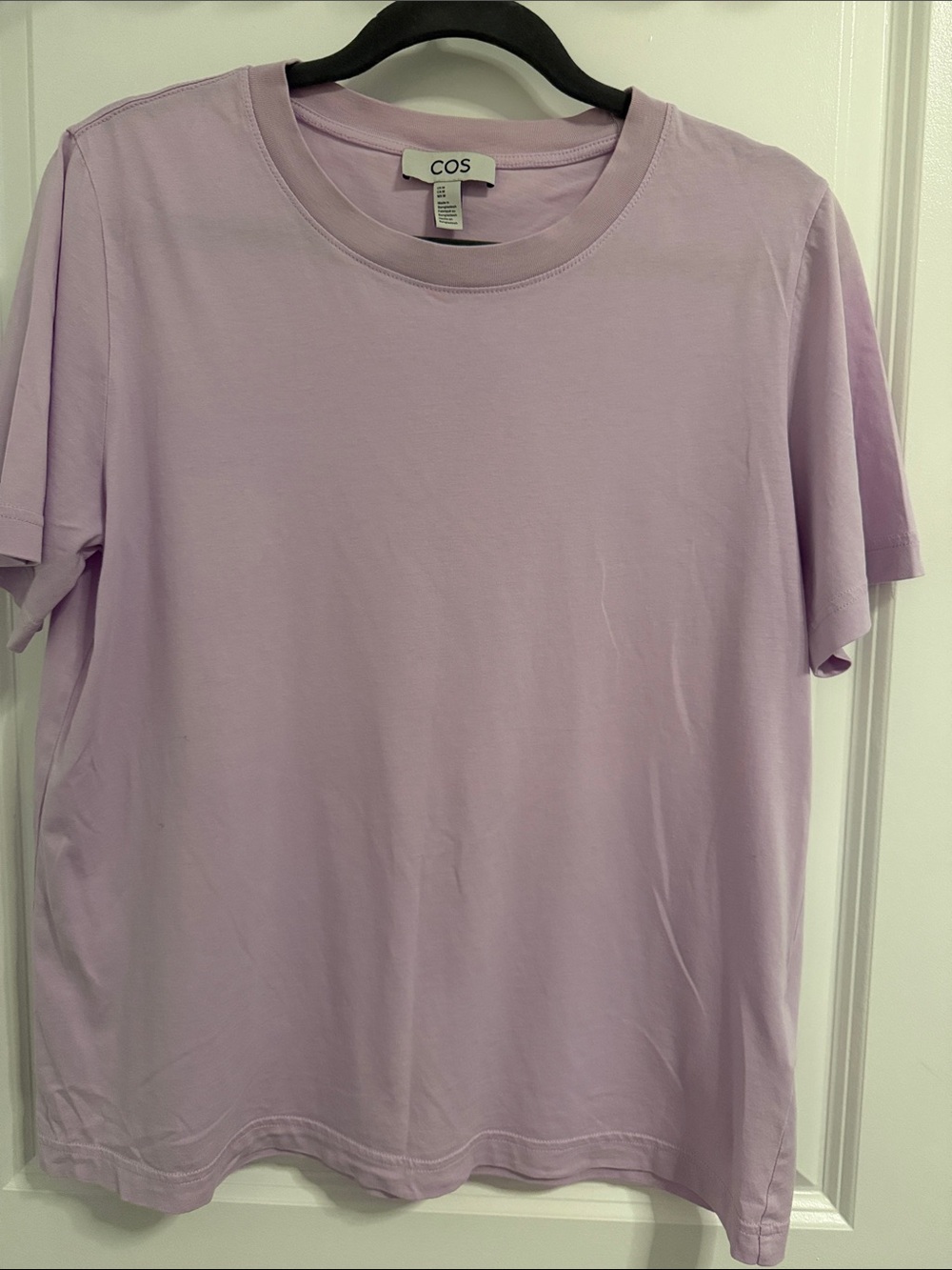 COS Lavender Crew Neck Short Sleeve Tee